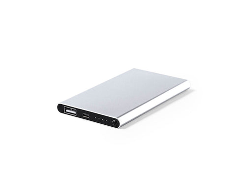 External auxiliary battery of 4,000 mAh made of aluminium - Fagar Personalised