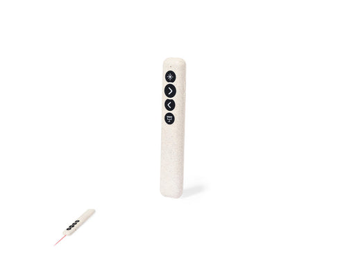 Penne Puntatore Lesi Personalizzato - Elegante puntatore laser di classe 2 con connessione USB realizzato in fibra di grano