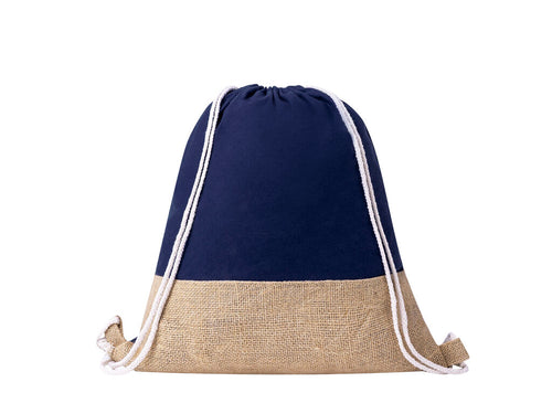 Drawstring backpack made of recycled cotton material 120 g/m2 - Zyndrax Personalised