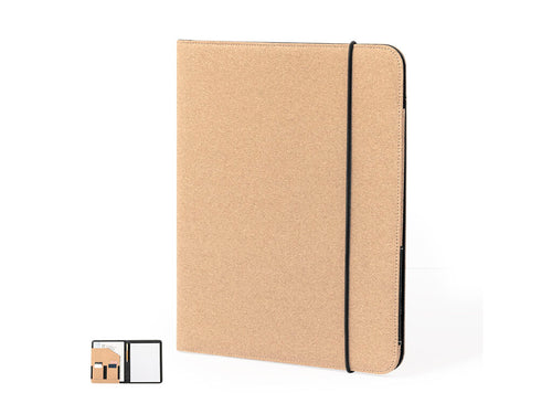 Elegant folder made in natural cork - Ohara Personalised
