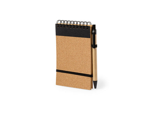 Quaderni Teyaki Personalizzato - Set di taccuino e penna prodotti in sughero e cartone riciclato