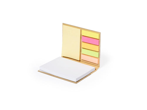 70 sheet notepad with hard bamboo covers - Oresten Personalised