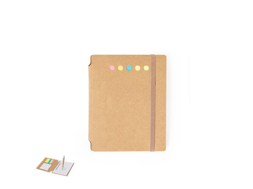 Notepad made of recycled cardboard - Wombax Personalised