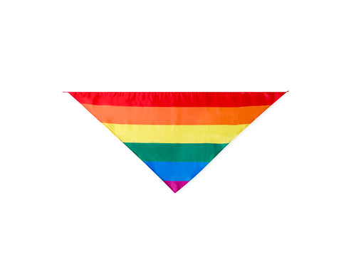 Multicoloured Rainbow bandana, made of soft polyester - Faralax Personalised