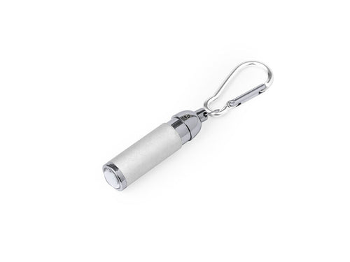 Torch keyring made of Recycled Aluminium - Wols Personalised
