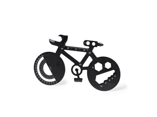 Handy and useful multi-tool in stainless steel, bicycle shaped - Balint Personalised