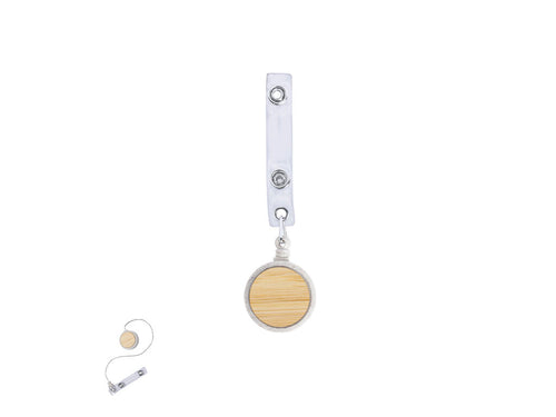 Extendable ID holder made of bamboo and wheat straw - Alikra Personalised