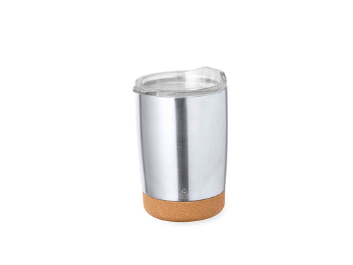 Tabletop cup made of recycled stainless steel with a capacity of 350 ml - Sarski Personalised