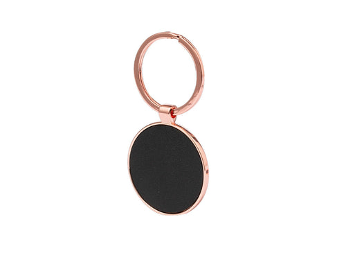 Sophisticated metal keyring with galvanised copper plating and a shiny finish - Zineth Personalised