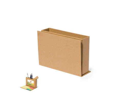 Practical foldable multifunctional pen holder made of recycled cardboard - Marquez Personalised