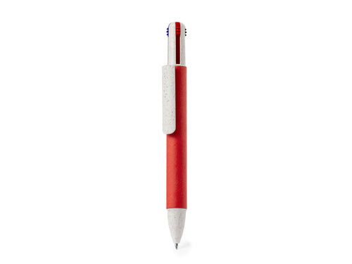 4-in-1 ball pen with push-button retractable mechanism - Surtum Personalised