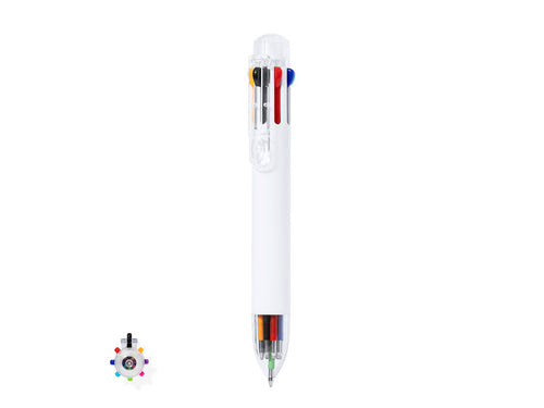 8-in-1 ball pen in resistant ABS material, with 8 different colours to suit any task - Kiviuk Personalised
