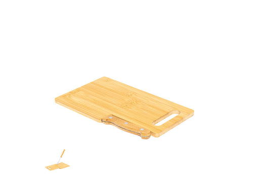Kitchen board made of bamboo and saw knife - Seslat Personalised