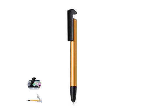 Ball pen with push-button mechanism, made of durable aluminium - Uplex Personalised