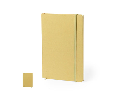 A5 notepad with hard covers made from fruit - Faty Personalised