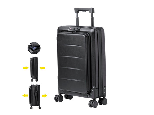 Practical folding trolley with 4 swivel wheels, in rigid ABS - Dopkin Personalised