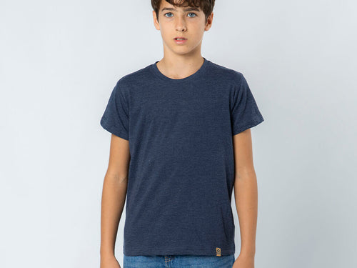 Kid T-shirt made of 60% recycled cotton in combination with RPET, single jersey fabric, 150g/m2 - Bandul Personalised