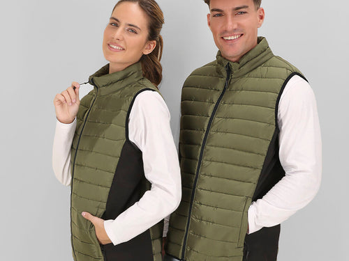 Gilet Toret Personalizzato - Gilet resistente al vento e all’acqua, realizzato in una calda combinazione di softshell e poliestere, con interno imbottito