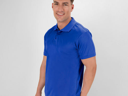 Technical polo shirt in 100% polyester material 160g/m2 - Ratlam Personalised