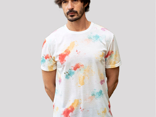Adult T-shirt in 100% polyester breathable material of 160g/m2, with cotton feel - Hearvin Personalised