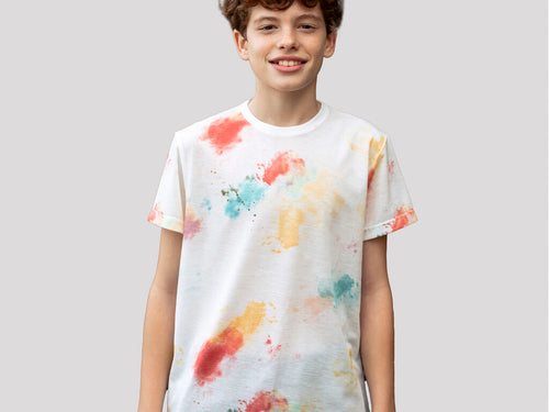 Kid T-shirt in 100% polyester breathable material of 160g/m2, with cotton feel - Hearvin Personalised