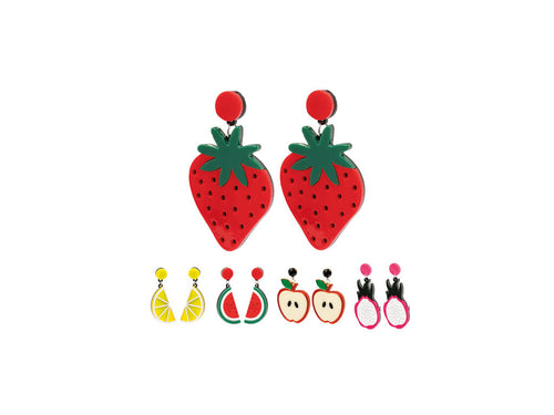 Fresh and original collection of fruit earrings - Kely Personalised