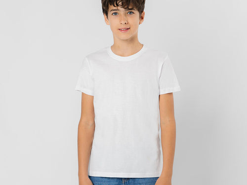 Children’s unisex tubular short-sleeve T-shirt made of 100% cotton single jersey 160 g/m² - Seiyo Personalised