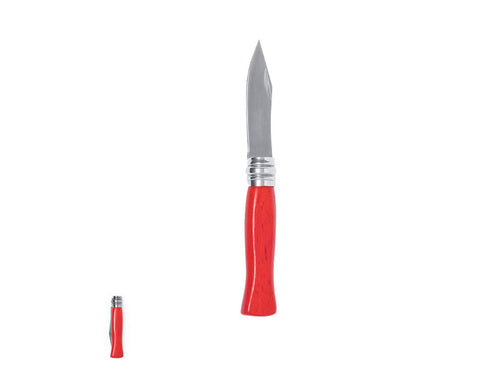 Pocket knife made of resistant stainless steel, with ergonomic handle made in lacquered natural wood and with lock - Xiflon Personalised