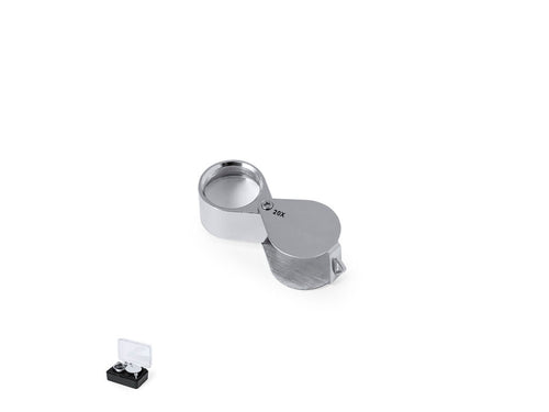 20x folding magnifier made of durable metal - Rindex 20X Personalised