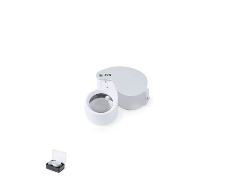 30x folding magnifier made of durable metal and ABS - Nunky 30X Personalised