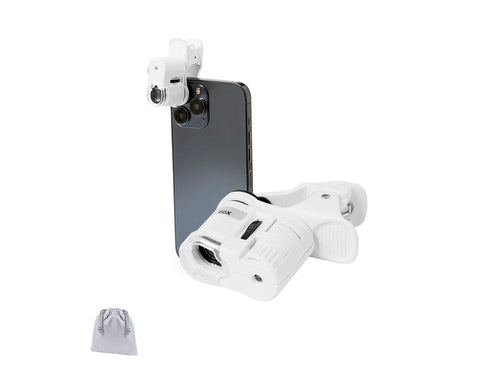 Adjustable pocket microscope, magnification up to 60x - Saganix 60X Personalised