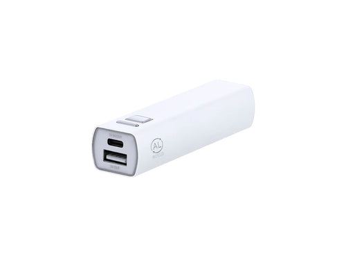 External auxiliary battery made of recycled aluminium, with a charging capacity of 2600 mAh - Serdinam Personalised