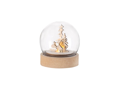 Illuminated ball with original Christmas design - Cemayer Personalised