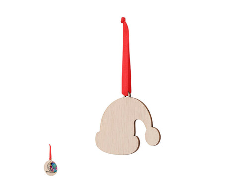 Christmas ornament made in soft natural wood - Clixar Personalised