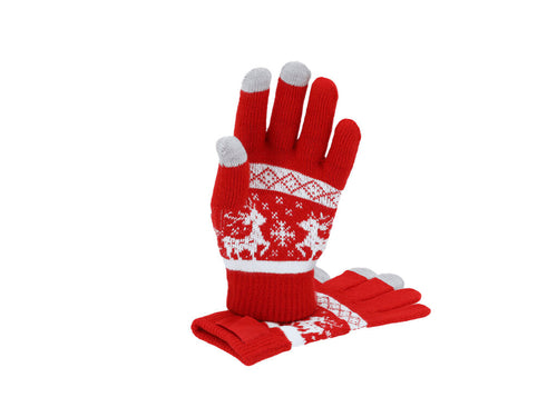 Warm Christmas pattern gloves - Kainex Personalised
