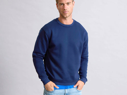 Unisex sweatshirt in Organic Cotton and Recycled Polyester, in soft 280 g/m2 quilted fleece - Skelton Personalised