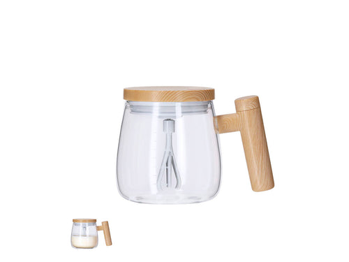 Mixing cup made of resistant borosilicate glass, 400ml capacity - Rydian Personalised