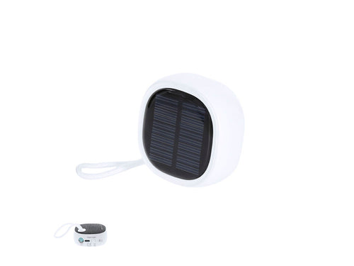 Solar speaker made in a combination of recycled materiales (Recycled ABS and RPET) - Kompec RCS Personalised