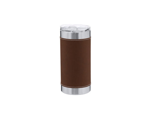 Insulated Mug made of double-walled stainless steel and sophisticated PU - Hulpex Personalised
