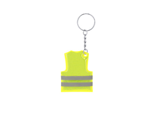 Reflective vest keychain in PVC - Cebrom Personalised