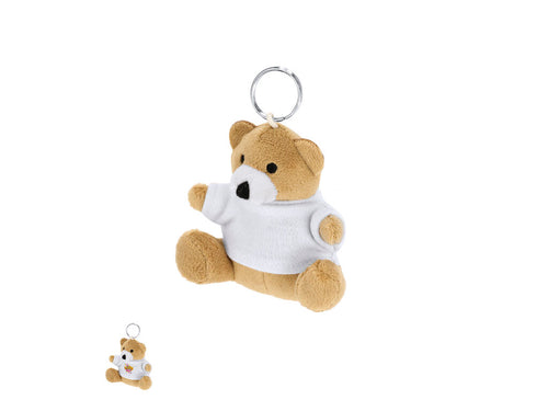 Teddy bear keychain with customizable t-shirt, ideal for sublimation - Pickford Personalised