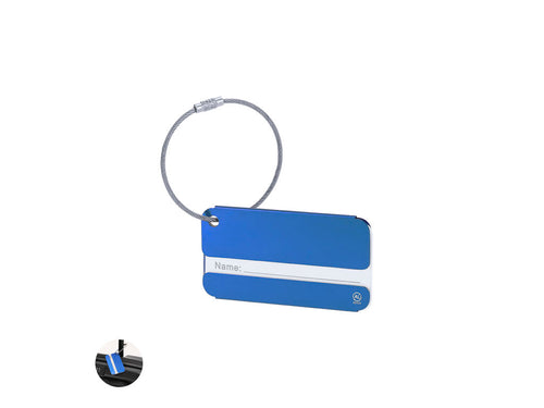 Luggage identifier made from Recycled Aluminum - Halux Personalised