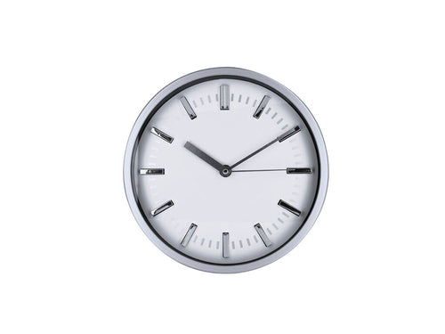 Wall clock made with aluminum and glass structure - Houser Personalised