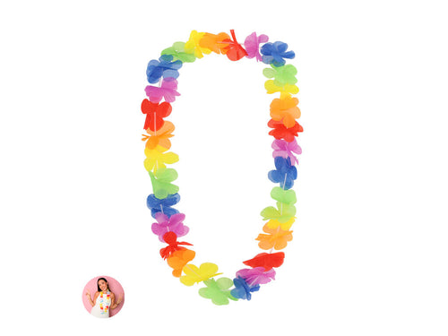 Flower necklace made of soft polyester - Punder Personalised