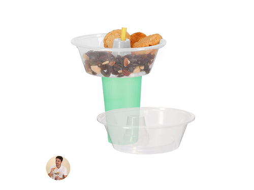 Practical bowl made from PP with a glossy finish - Apeyar Personalised