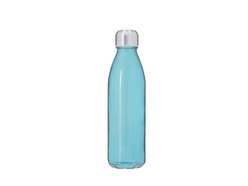 650 ml capacity bottle made from Recycled Glass with a stainless steel cap, BPA-free - Kamby Personalised