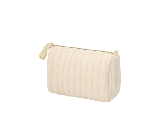 Padded design recycled cotton toiletry bag - Sumtor Personalised