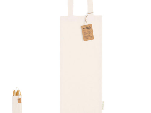Borse Di Cotone Gadlen Personalizzato - Borsa realizzata principalmente in cotone riciclato di 140 g/m2, di design allungato