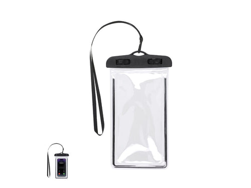 Waterproof pouch made of PVC, designed with a touch function to facilitate the use of devices - Logan Personalised