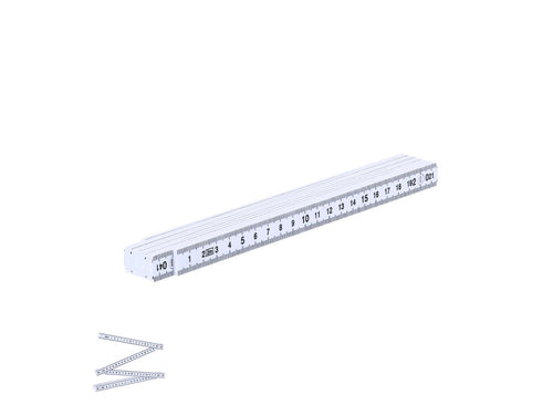 Foldable 2-meter ruler made from durable fiberglass - Pebar Personalised